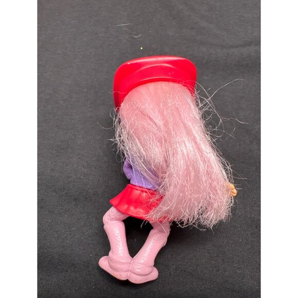 Vintage 2007 McDonalds Strawberry Shortcake Mini Doll With Purple Outfit & Pink - Picture 5 of 5